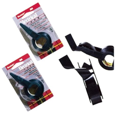 3M Scotch Electrical Tape Black .75x200 195NA Pack Of 12 195NA